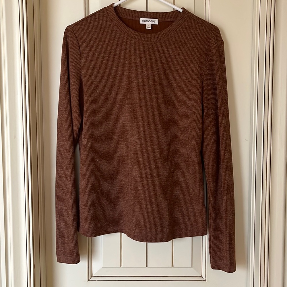 Prologue Ribbed Long sleeve shirt